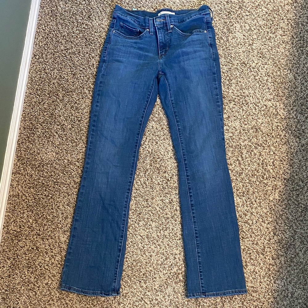 Levi's Women's Boot Cut Jeans in Deep Blue